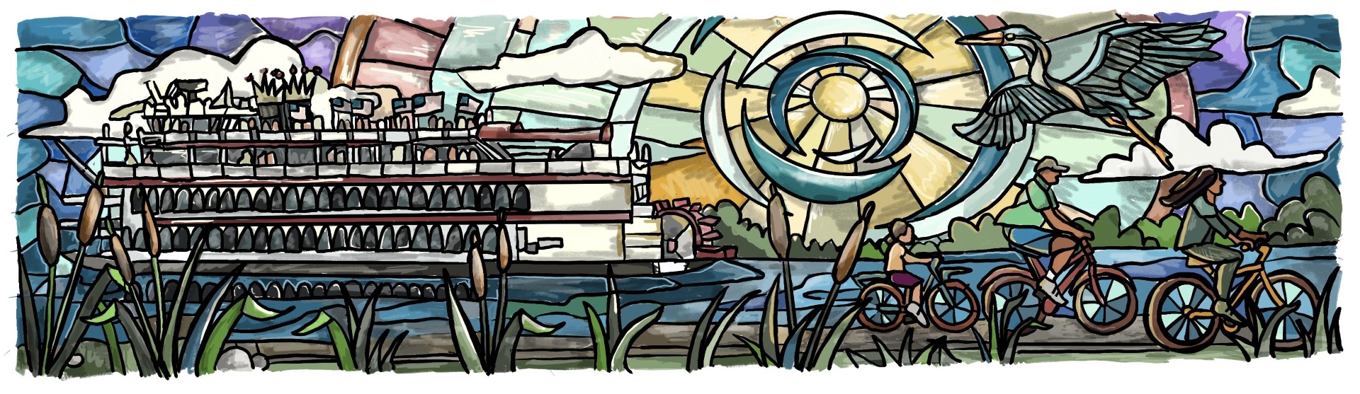 Stained Glass Mural