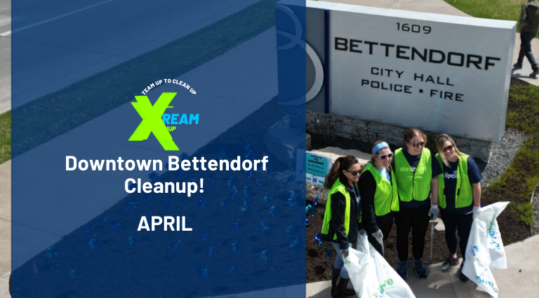 Downtown Bettendorf Cleanup!