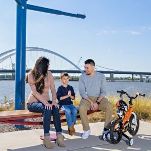 Family at Jetty Park