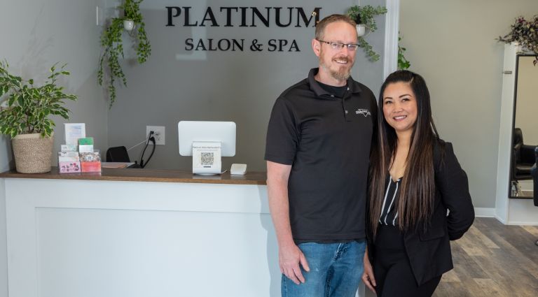 call out image for Platinum Salon & Spa