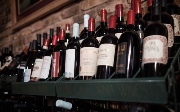 Wine selection at Trattoria Tiramisu in Bettendorf, IA 
