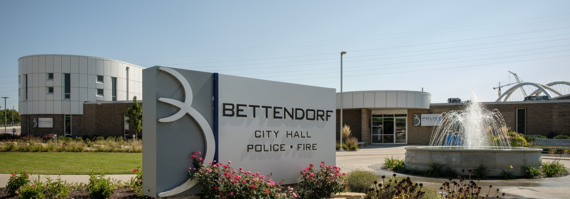 sign of Bettendorf City Hall